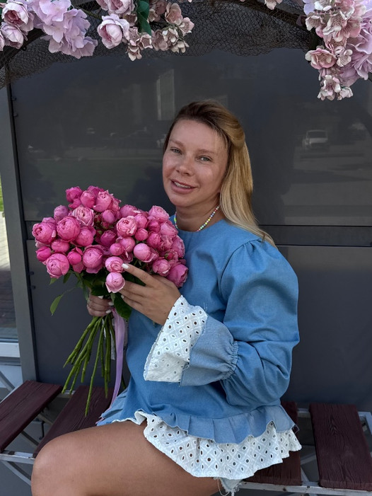 Свитшот джинсовый небесный - Eva Shafran